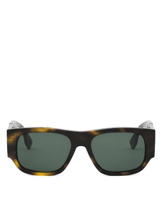 Diagonal Rectangular Sunglasses, 54mm