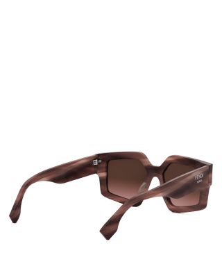Roma Square Sunglasses, 52mm