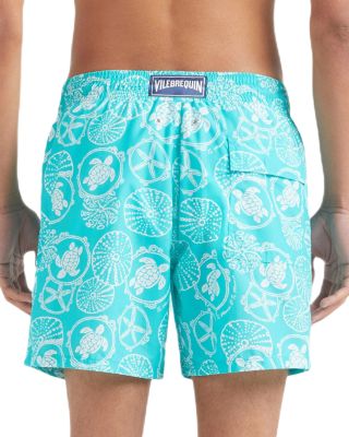 Moorea Printed 5.5" Swim Trunks