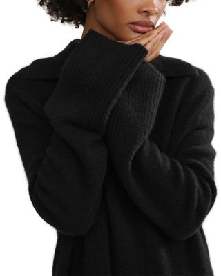 Stevie Cashmere Blend Polo Sweater