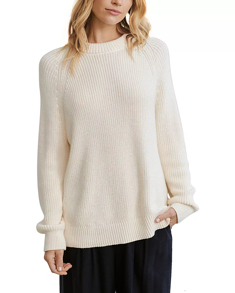 Jenni Kayne Oversized Cotton Fisherman Sweater