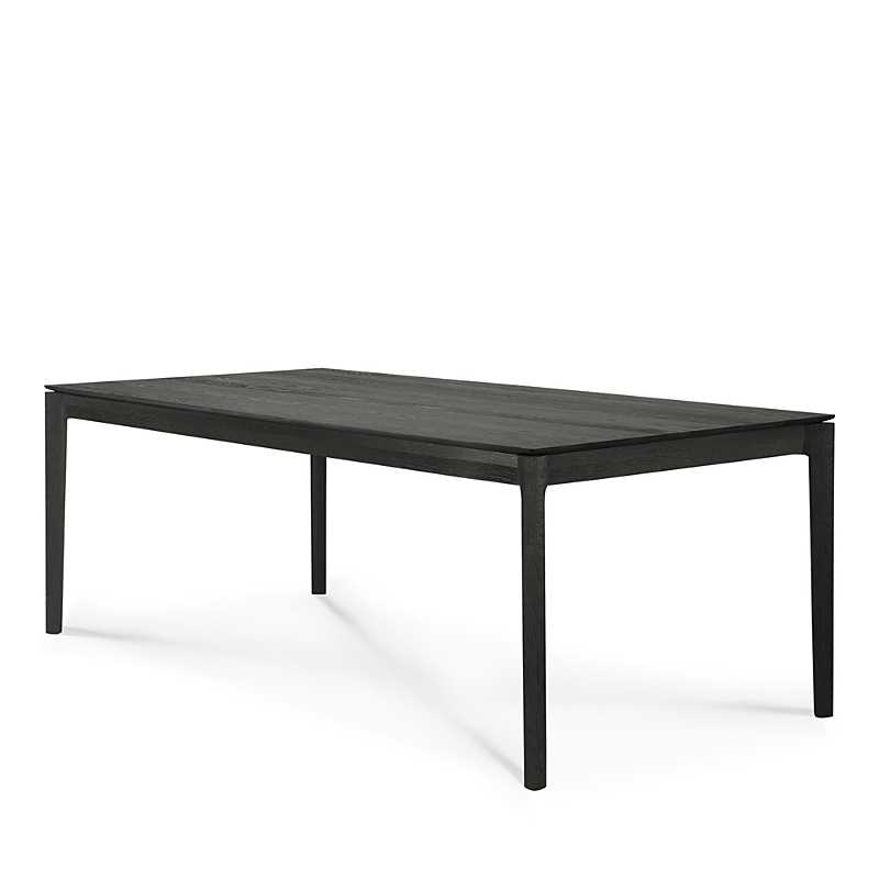 Ethnicraft Bok Dining Table, 79 X 37 Oak Black In Oak Black