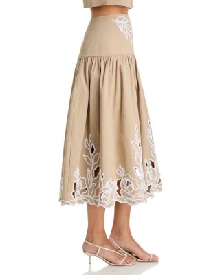 Trailing Peonies Tilda Skirt