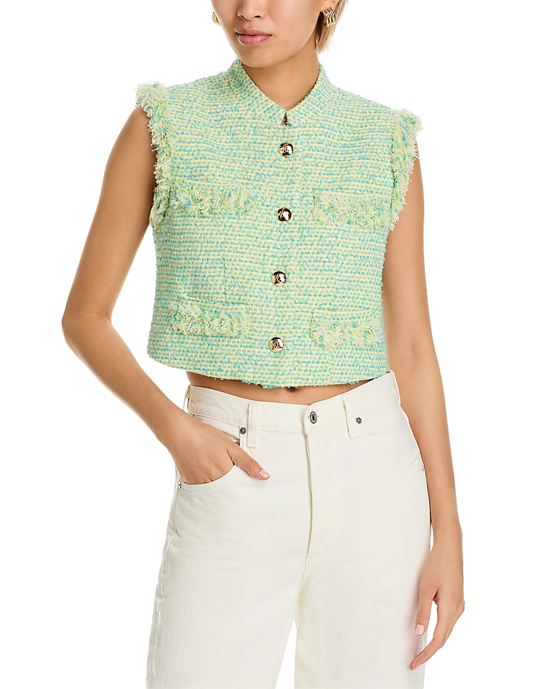 Derek Lam 10 Crosby Loa Tweed Vest
