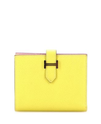 Pre-Owned Hermes Pre-Owned Hermes Compact Bearn Wallet Epsom