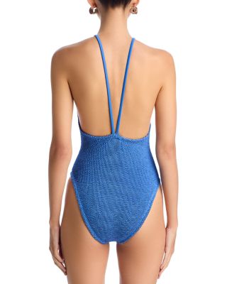 Portia Metallic Crinkle Swimsuit