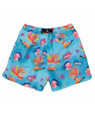  Boys' Kaleido Fish Sustainable Swim Short - Little Kid, Big Kid