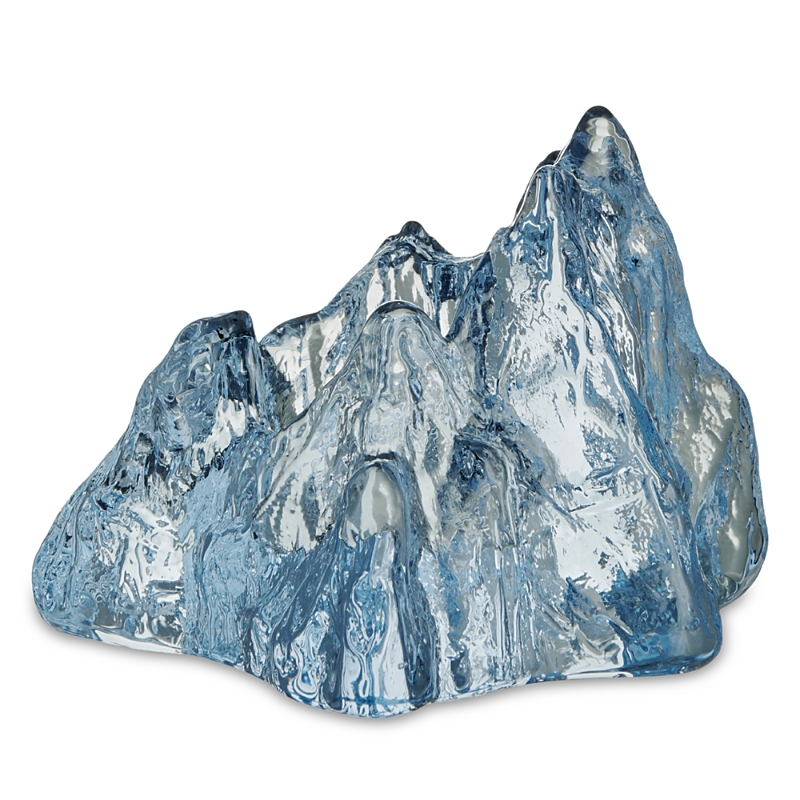 Kosta Boda The Rock Votive In Blue