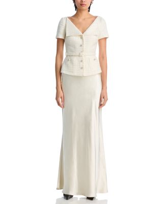 Boucle Tailored Gown