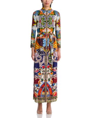 Alice and Olivia Chassidy Maxi Shirt Dress | Bloomingdale's Women
