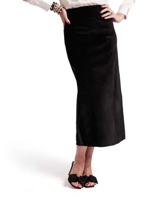 Tuxedo Maxi Skirt