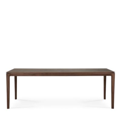Bok Dining Table, 87&amp;quot; x 37&amp;quot; Teak Brown