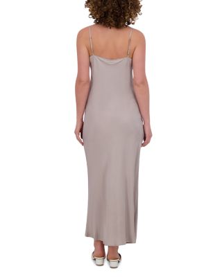 Brushed Straight Slip Dress	