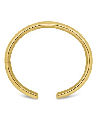 High Polished Hinge Cuff Bracelet in 14K Yellow Gold