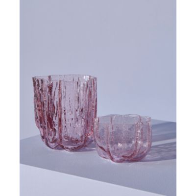 Circular Crackle Vase, Small 