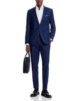 H-Huge Tonal Plaid Slim Fit Suit