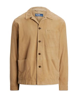 Suede Utility Work Jacket