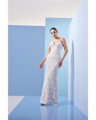 Antoinette Embellished Lace Gown