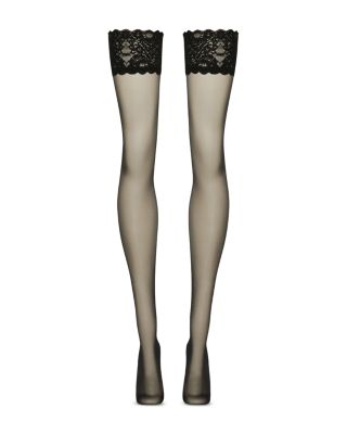 Satin Touch Stay-Up Thigh-Highs