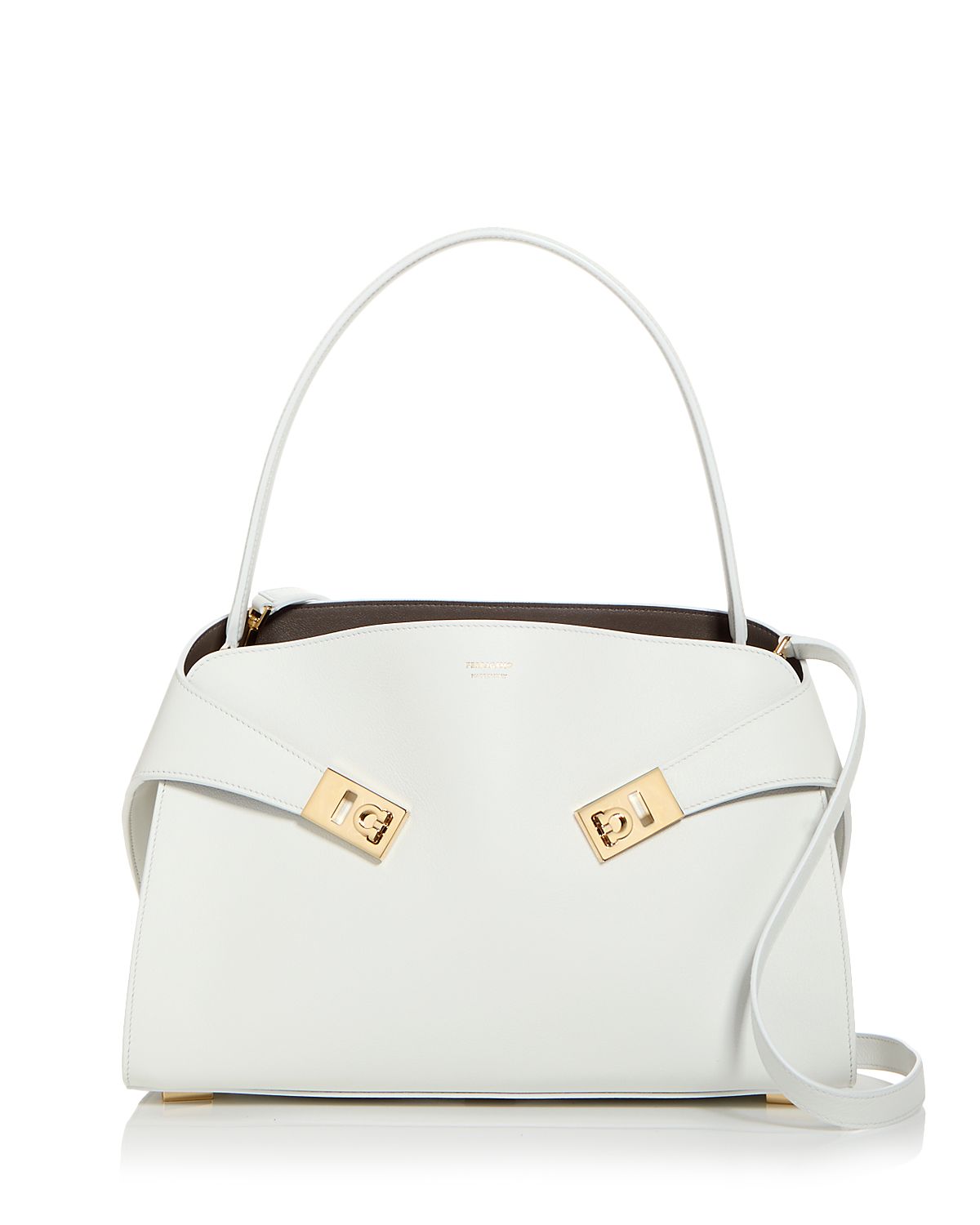 Ferragamo Hug Soft Black Leather Handbag