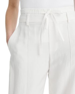 Mid Rise Double Waistband Trousers
