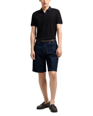 Contrasting Collar & Cuffs Polo Shirt