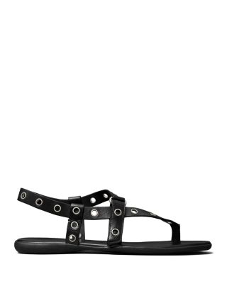 Women's Eyelet Thong Sandals