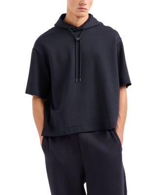 Textured Short Sleeve Sweatshirt