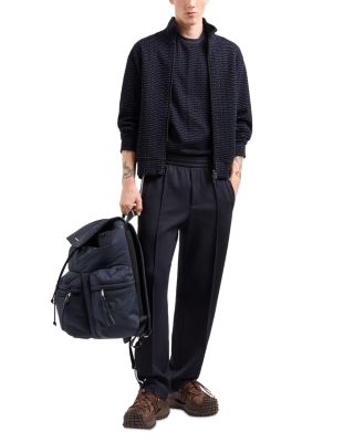 Allover Flocked Logo Tee