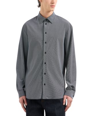 Emporio Armani - Regular Fit Micro Polka Dot Sport Shirt