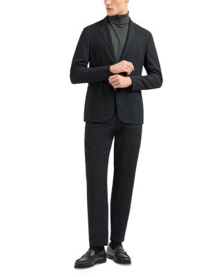 Pinstriped Turtleneck Sweater