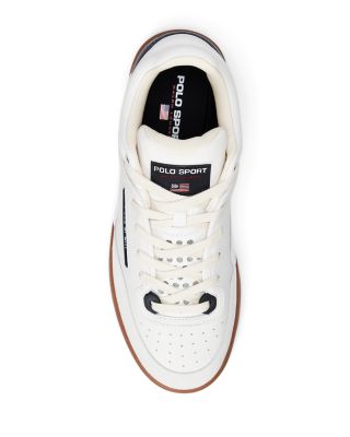 POLO RALPH LAUREN S150レザースニーカー POLO RALPH LAUREN】ラルフローレン ロゴ レザー スニーカー