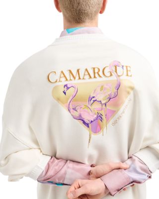 Flamingo Motif Sweatshirt