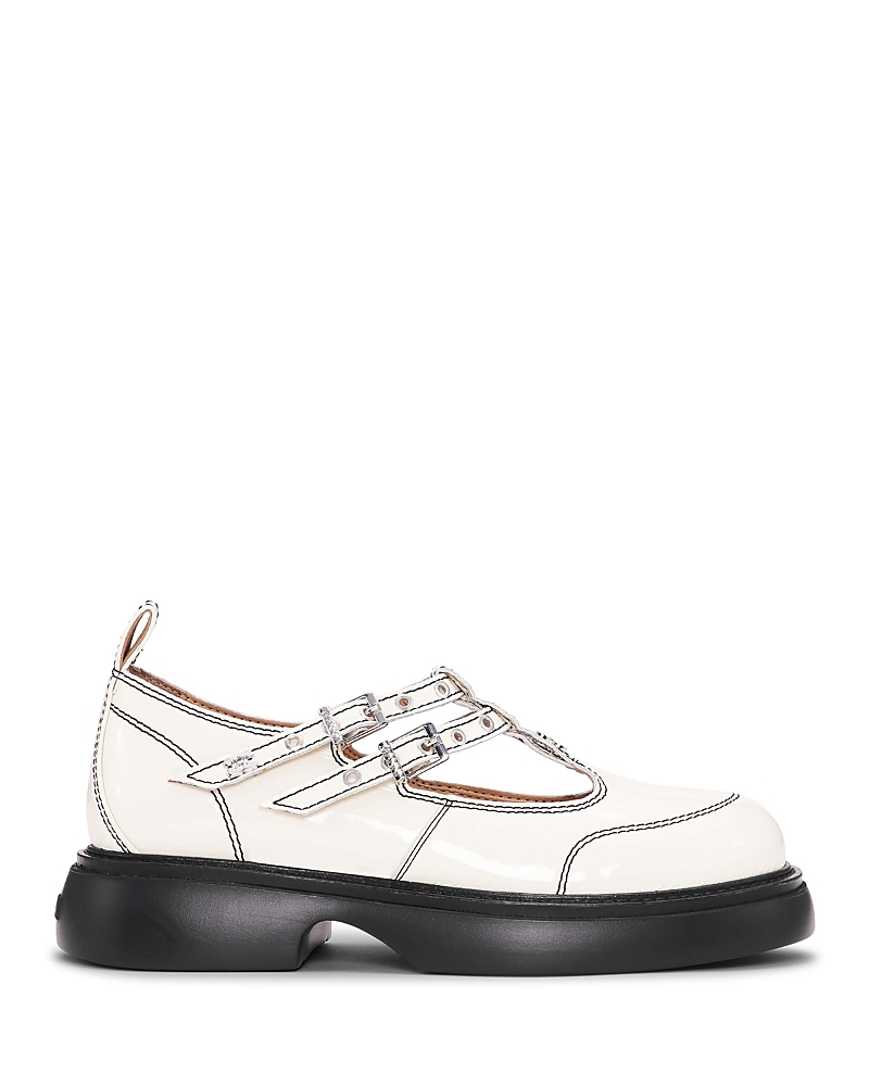 Ganni Women's Everyday Butterfly Mary Jane Shoes