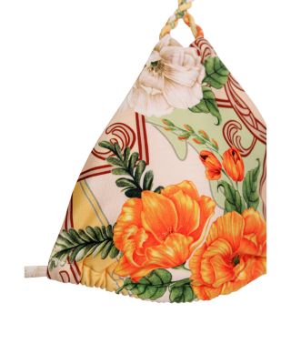Nury Ete Floral Bikini Top & Alegria Ete Tassel Tie Bikini Bottom