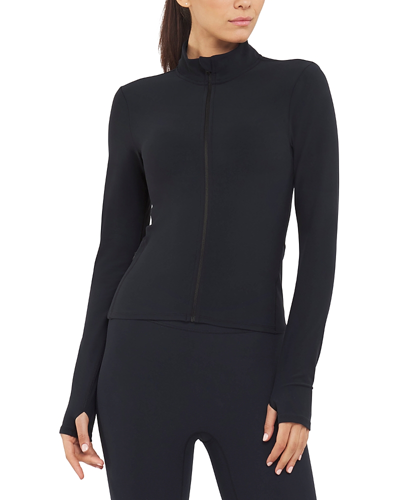 Spanx Bare Essentials Contour Jacket In Very Black