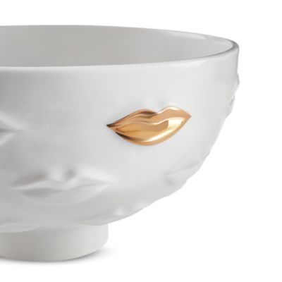 Gilded Gala Lips Bowl 