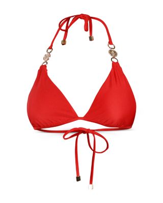 Annabelle Shimmer Triangle Top & Jean Shimmer Scoop Front Bikini Bottom