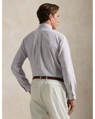 Classic Fit Striped Oxford Shirt