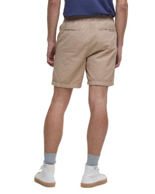 Seersucker Relaxed Fit Drawstring Shorts 