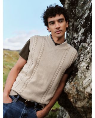 Navar Regular Fit Knit Vest 