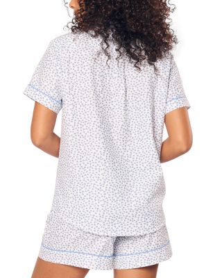 Bluehearts Twill Short Sleeve Short Set