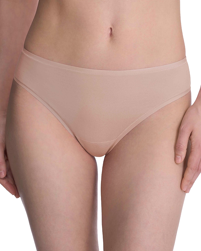 Natori Bliss Bare Cotton Hipster Briefs In Cafe