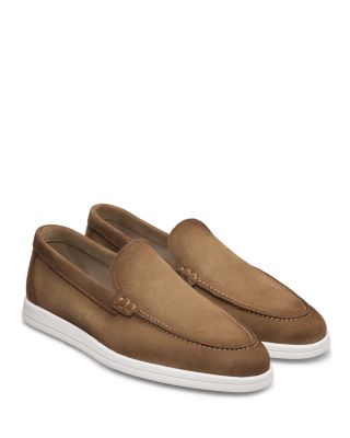 Magnanni - Men's Slip Suede Loafers - Exclusive