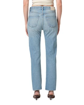 Blaine High Rise Straight Leg Jeans in Gemini