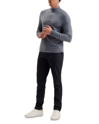 Micro Houndstooth Slim Fit Pants