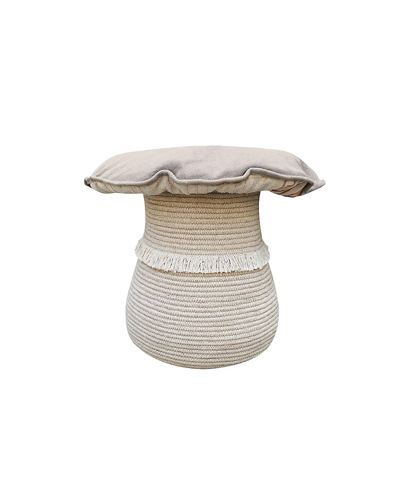Lorena Canals Basket Giant Mushroom In Natural/light Brown