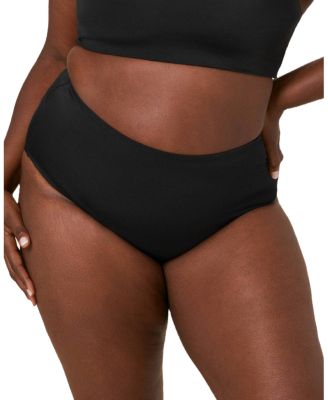 Plus Size High Waisted Bikini Bottom