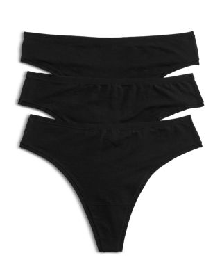 Bliss Bare Thongs, Pack Of 3