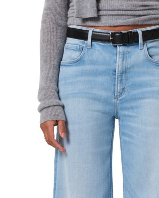 Lyra High Rise Wide Leg Crop Jeans in Belmont